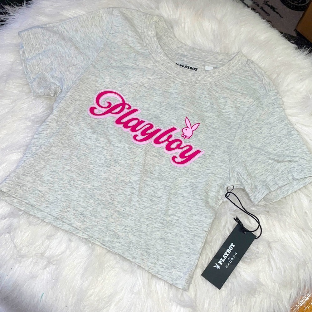 Playboy Crop Top Pacsun 2021 XS NEW Valentines Day 💕🐰